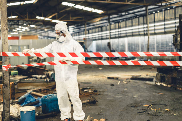 Professional Biohazard technician working in Cocoa, FL